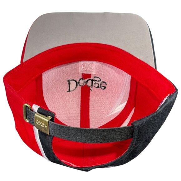 Rare 90s Kati Supreme Dodge Embroidered Red & Black Adjustable Strapback Hat - Picture 7 of 7
